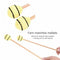 1 Pair Marimba Mallets, Percussion Mallets with Yarn Head and Smooth Wood H