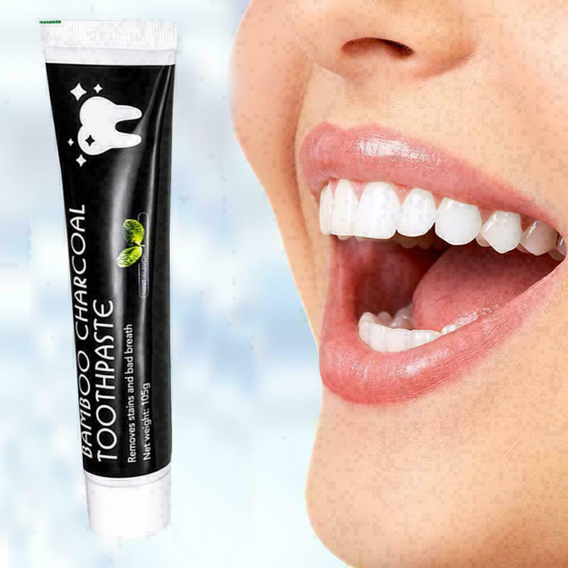 Tooth Bamboo Natural Activated Charcoal Teeth Whitening Toothpaste Oral Car S8O1