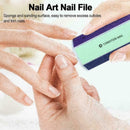 1pcs Nail File 7 Side Polishing Block Sanding Manicure Nail Buffer Nail Art X6O2