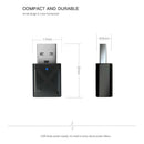 USB Bluetooth 5.0 Adapter Music Audio Receiver transmitter for TV/PC Car FB6V