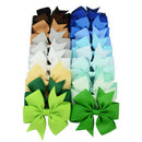 40 Pcs Satin Ribbon Bow Hair Clips Kids Girls Bow Hair Accessories FT