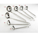 3pcs Stainless Steel Soup Spoons Ladle Long Handle W/Hook