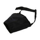 Black Adjustable Nylon Dog Muzzle for Security Bark Stops Along 8cm