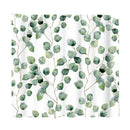180Cmx180Cm Green Leaf Shower Curtain Watercolor Plant Leaves Floral Bath D
