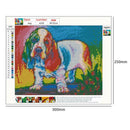 5D DIY Full Drill Diamond Painting Dog Cross Stitch Embroidery Mosaic Kit
