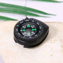 2pcs Belt Buckle Compasses for Outdoor Hiking Camping Emergency Survival