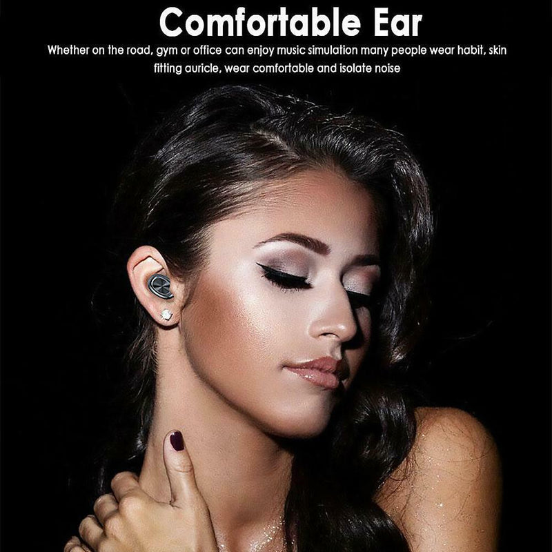 B5 TWS Wireless BT5.0 In-ear Touch Control Mini Headset with Charging Case
