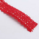 1x Decoration Band Christmas Ribbon Lace Wedding Gift on 1.8 * 170cm Red