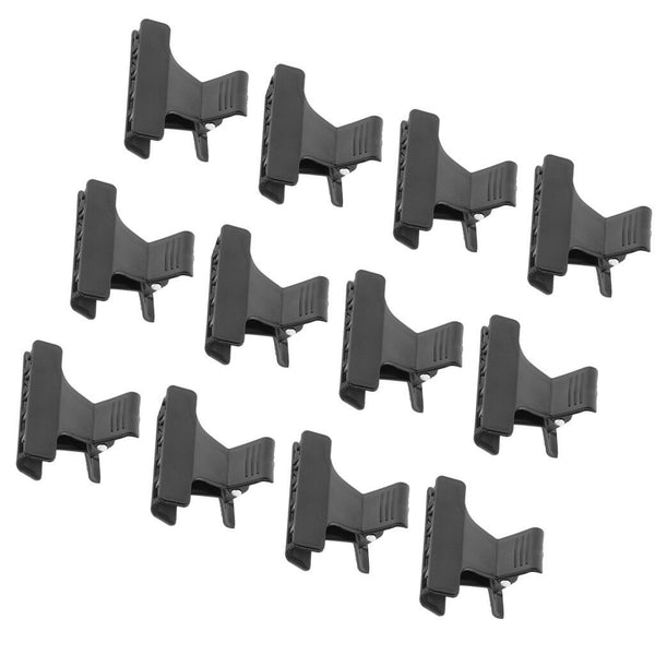 12pcs Butterfly Plastic Hair Claw Hairdressing Section Clip Clamp Grip Tool