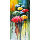 Umbrella People Diamond Painting 5D Full Round Drill Embroidery Home Decor