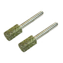 2 Pieces 10mm Diamond Grinding Heads Rotary Tool for Grinder Drill, DIY