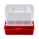 Transparent Nail Polish Organizer, Empty Storage Box for Storing Pills,