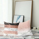 Geometric Cushion Covers Soft Plush Throw Pillow Covers 45Cm X 45Cm Set Of