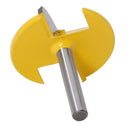 Industrial Small Bowl Router Bit,1.65" Radius,1-3/4" Wide,1/4" Shank
