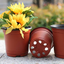 10 Pcs Mini Flower Pots Flowerpot Garden Unbreakable Plastic Nursery Pots