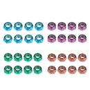24Pcs Skateboard Truck Wheel Axle Screw Nuts Longboard Accessories