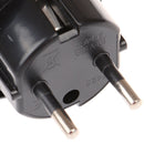 UK to EU Euro Plug AC Power Charger Converter Socket Universal Adapter PlugJR