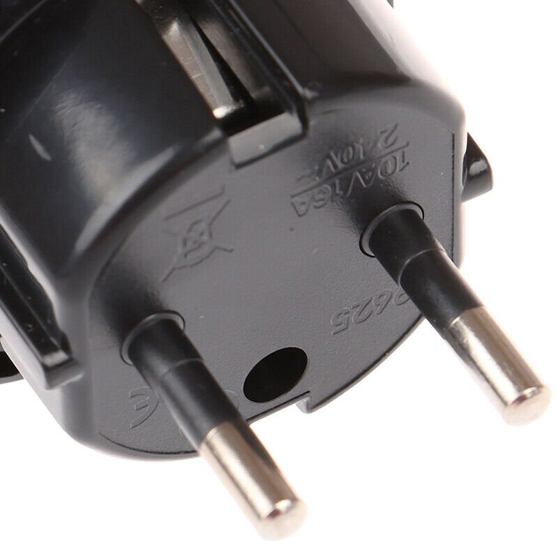 UK to EU Euro Plug AC Power Charger Converter Socket Universal Adapter PlugJR