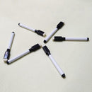 10pcs Kids Stationery Black Ink Marker Pens with Erasers Gift Marker Pens