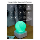 White Noise Sleep Sound Machine 7 Colors Changing Moon Night Light Sleep Remote