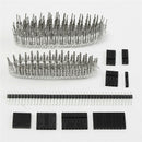 Electronics Set 1450PCS 2.54mm Dupont Connector Kit PCB Headers Male Female Pins