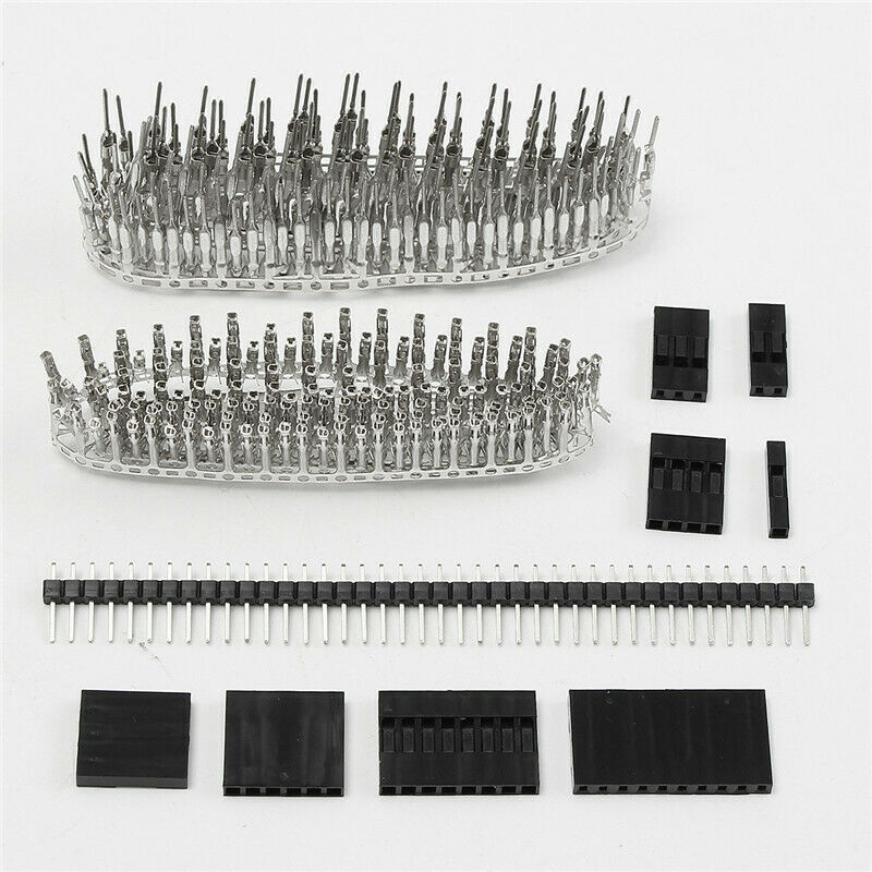 Electronics Set 1450PCS 2.54mm Dupont Connector Kit PCB Headers Male Female Pins