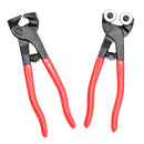 Set of 2 Tile Nippers, Tile Working Tool, Tile Mosaic Trimmer Nipper Cutter
