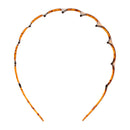 2set Deep Teeth Headband Wave Hair Hoop Girls Beach Travel Hair Decor 11cm