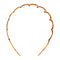 2set Deep Teeth Headband Wave Hair Hoop Girls Beach Travel Hair Decor 11cm