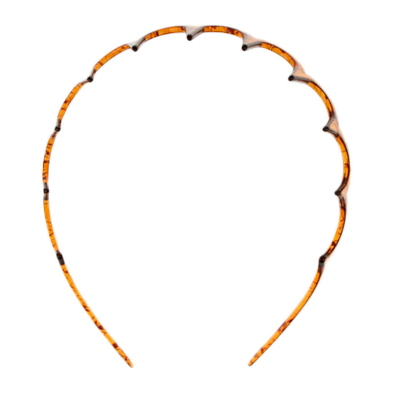 2set Deep Teeth Headband Wave Hair Hoop Girls Beach Travel Hair Decor 11cm