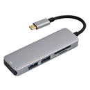 HDMI Dock Type C Hub Adapter 2 USB 3.0 Card Readers For