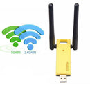USB 3.0 1200MBPS Long Range AC1200 Dual Band 5GHz Wireless WiFi Adapter New