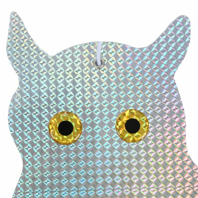 Garden decoration Bird repellent Owl scarecrow reflector