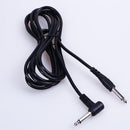 10Ft 1/4 Inch Straight to Right Angle Amp Guitar Patch Cable Cord Male Black ~S