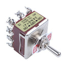 10A/380VAC 15A/250VAC 3 Position 4PDT ON/OFF/ON 12 Pin Toggle Switch