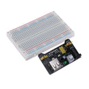 Breadboard Power Supply Module 3.3V 5V Arduino Board+Breadboard 830 Point