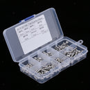 230 Pieces M3 Stainless Steel Button Head Hex Socket Screw & Hex Nuts Kit
