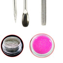 3pcs Glue Rhinestone Nail Art Tools Spoon Spatula Stirring Rod .Dotting P Dzjo