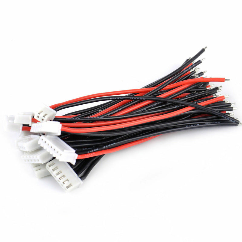 12pcs 1-6S Lipo Battery Balance Connector Charger Adapter Charge Plug Cable Wire