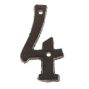 2pcs Iron Metal House Sign Door Number Name Plaque Street Address Plaque 1 4