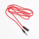 2 x Male To Female 3.5mm Plug Jack Stereo Audio Headphone Extension Cable