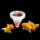 Aquarium Basket Feeder Fish Food Live Worm Bloodworm Cone Feed Tool  X1R