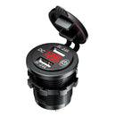 2x 12-24V Dual USB Charger Adapter Socket Car Charger Adapter With touch Switch