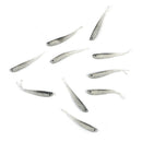 10pcs Soft Silicone Fishing Lures Bass CrankBait Crank Bait Tackle 7.5cm/2.4g