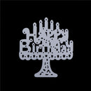 1pc cake candles happy birthday Metal Cutting Dies Scrapbooking Embossing cra BX