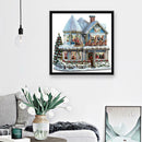 5D DIY Full Drill Diamond Painting Christmas House Cross Stitch Embroidery