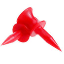 10PCS Golf Rubber Tees Cushion Top Tee Plastic Tees Red