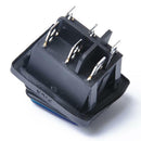4pcs 6 Pin On/Off/On 3 Position Rocker Power Switch With Backlight