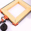 Woodworking Band Clamp Binding Belt Clamp Right Angle Clip Frame Clip w/ 4M Belt