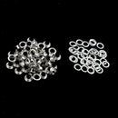 100x Mixed Grommets Eyelets Buckle Rivet With Washers Scrapbooking DIY Craft